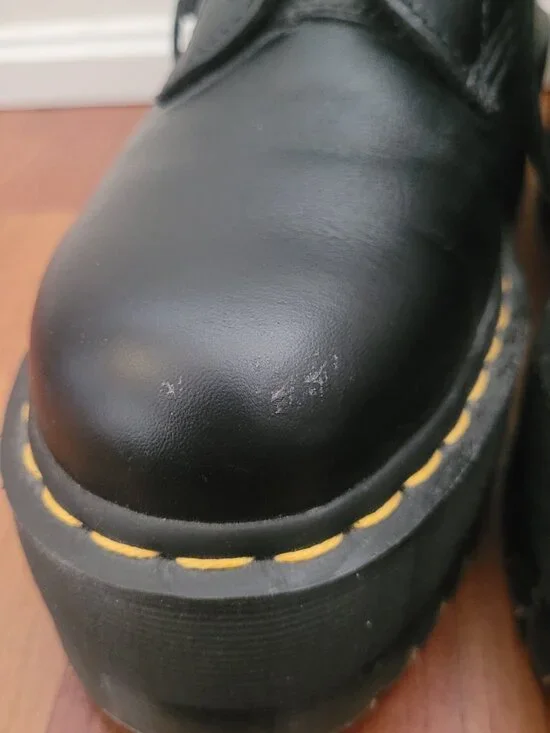 Dr. Marten's Pisa Leather Platform Boots - Picture 4 of 5